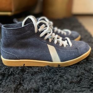 Sawa blue suede retro sneakers size 9.5 / 43